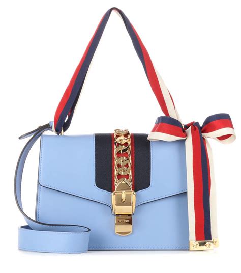 sylvie handle bag gucci blue|gucci sylvie bag price.